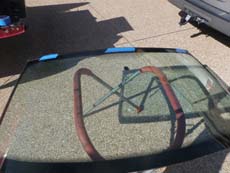 Installing Windshield in Orlando FL, step 3: Setting New Windshield