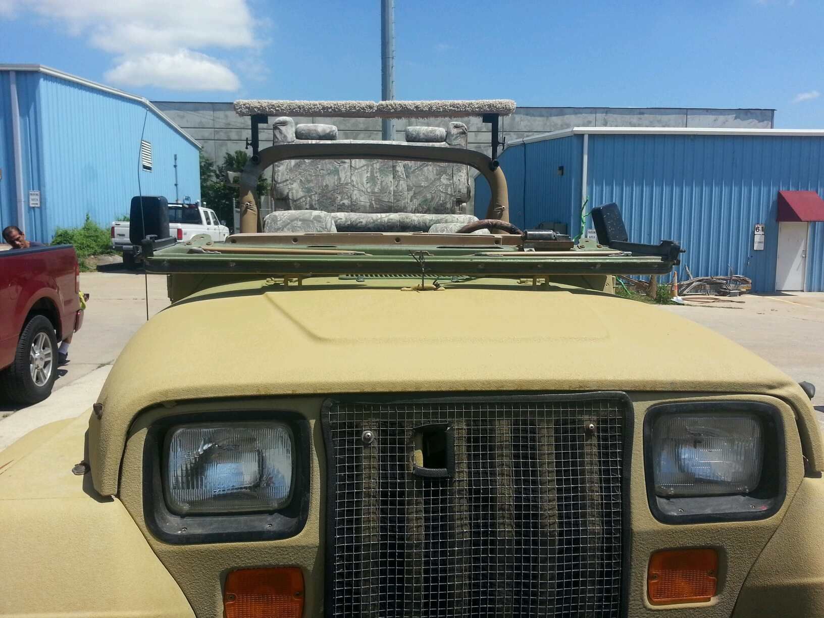 1989 Jeep wrangler winshield glass #5