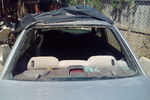 2001 Mitsubishi Mirage 4 Door Sedan Back Glass