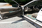 2002 Mitsubishi Montero Sport Door Glass Front Driver Side
