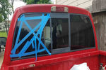 2006 Dodge Dakota Pickup 4 Door Crew Cab Back Glass