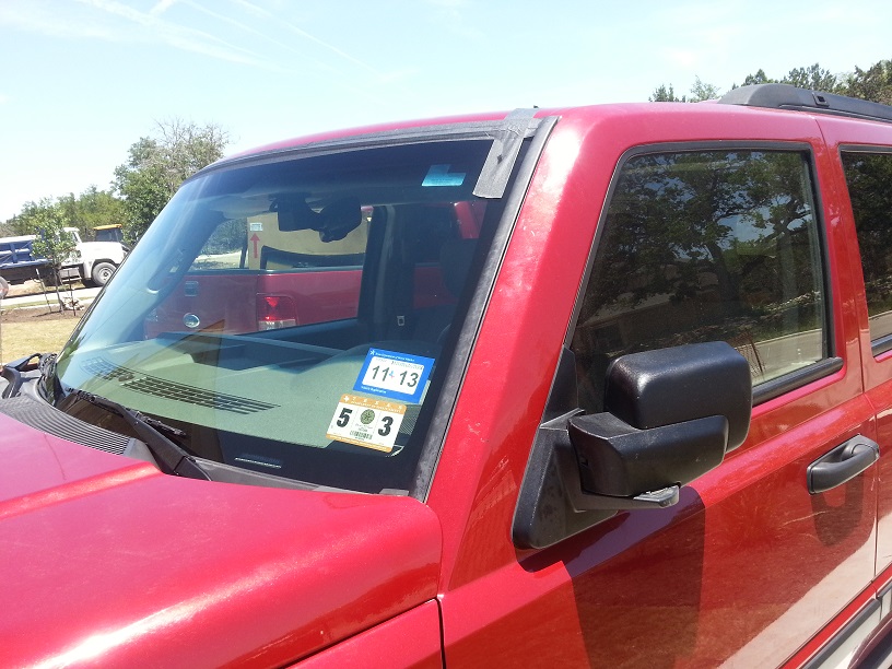 New jeep commander windshield