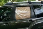 2010 Mitsubishi Endeavor Rear Passenger's Side Door Glass